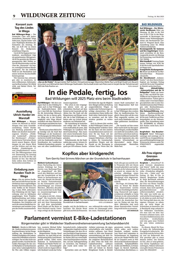 Artikel WLZ Tom Gerritz liest Grimms Märchen 16052025